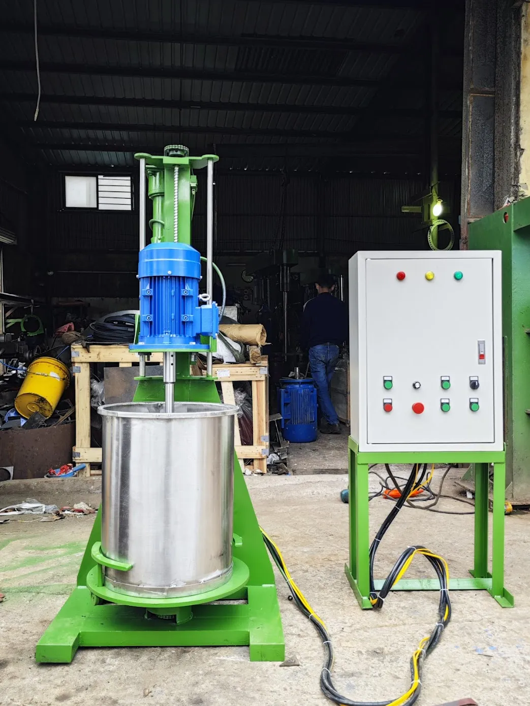 Máy khuấy mực in 100 150 200 lít - Ảnh 1