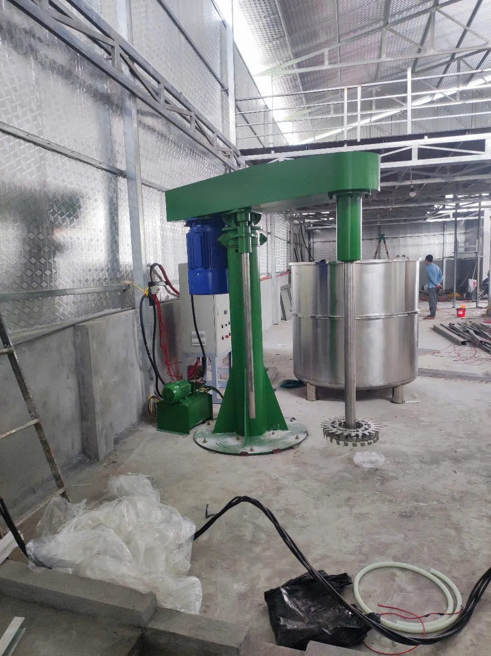 Máy khuấy sơn chống thấm 1000 lít - Ảnh 1