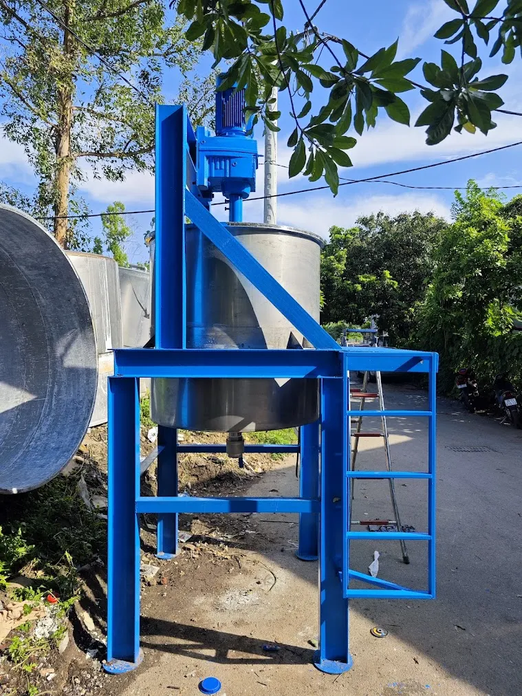 Máy khuấy sơn giả đá 300 500 1000 lít - Ảnh 1