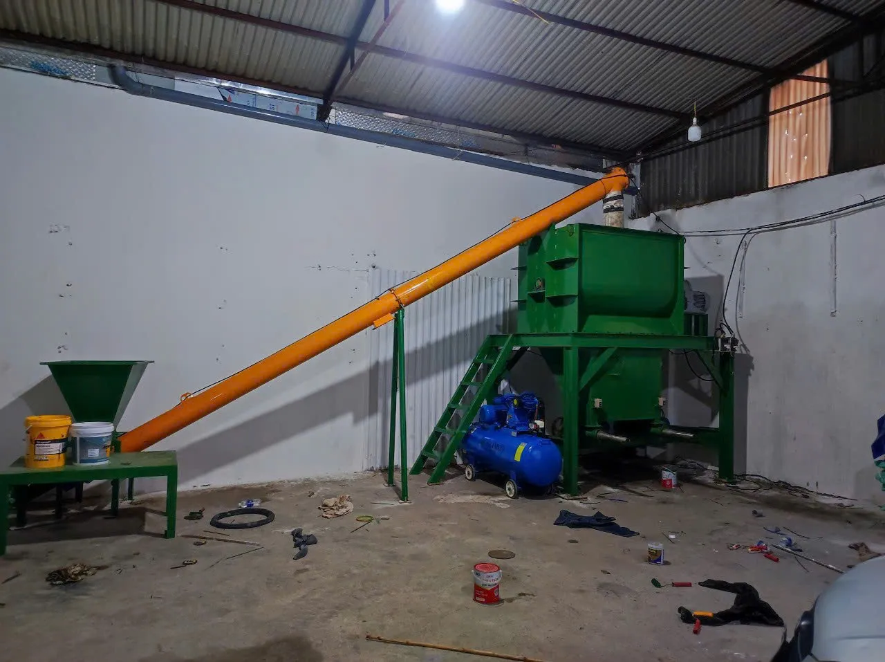 Máy Trộn Bột Bả 2000kg 50 Bao - Giải Pháp Trộn Khối Lượng Lớn - Ảnh 1