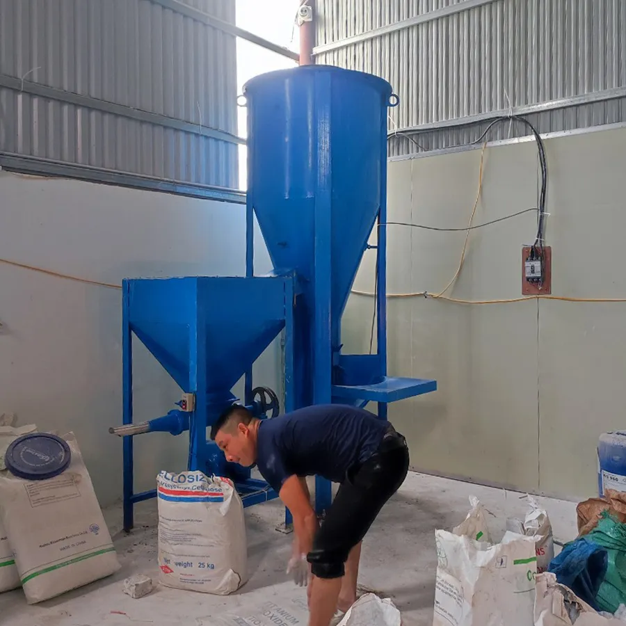 Khám Phá Chi Tiết Máy Trộn Bột Bả Đứng 2000Kg - Ảnh 1
