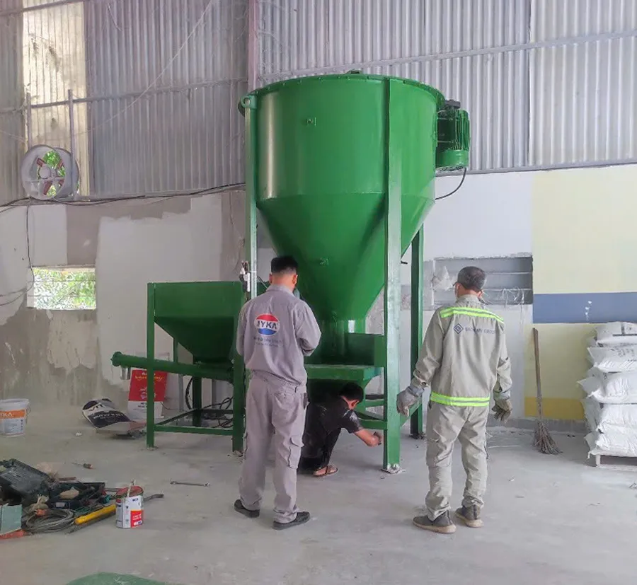 Máy trộn vữa khô 1000kg - Ảnh 1