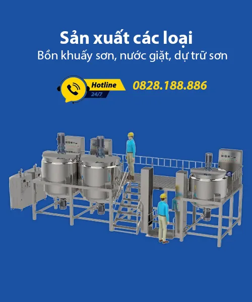 Sản xuất bồn khuấy theo yêu cầu